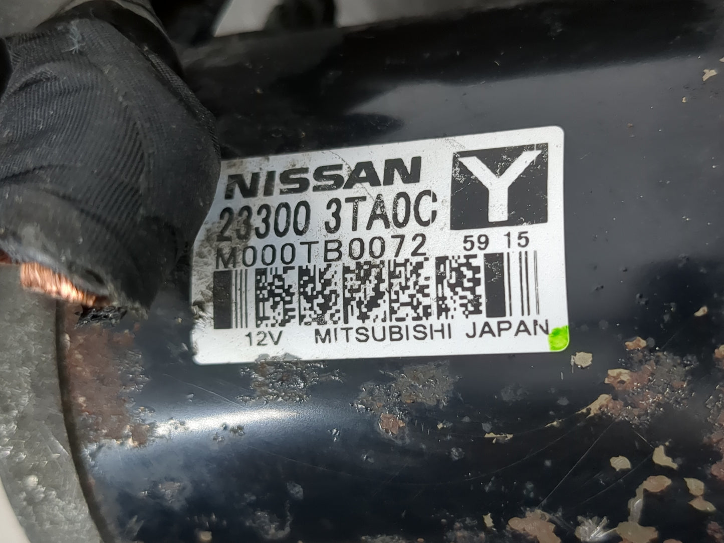 2015-2020 Nissan Rogue Car Starter Motor Solenoid OEM P/N:M000TB0072 23300 3TA0C Fits Fits 2015 2016 2017 2018 2019 2020 OEM