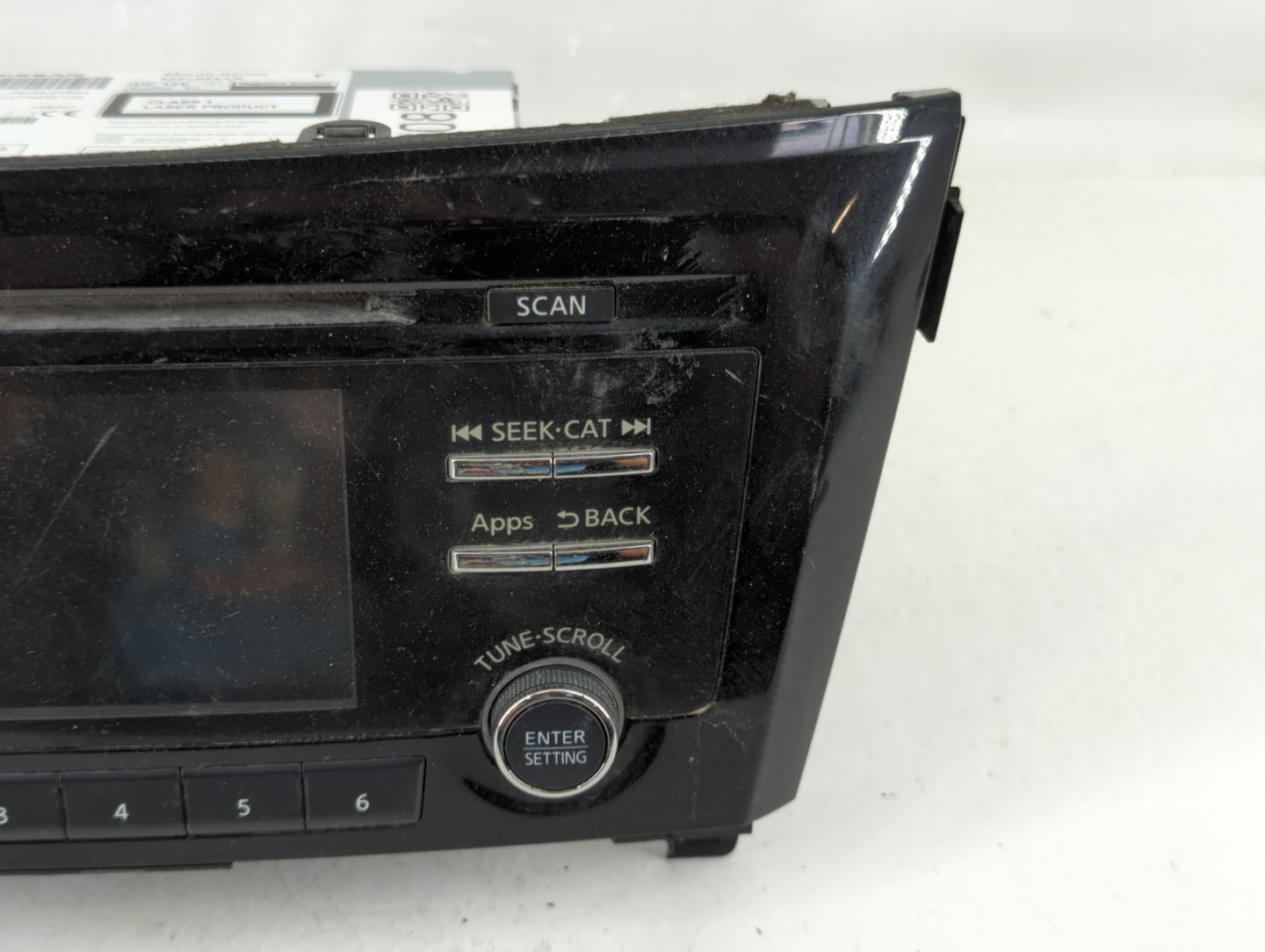 2015-2016 Nissan Rogue Radio AM FM Cd Player Receiver Replacement P/N:28185 9TB0A Fits Fits 2015 2016 OEM Used Auto Parts - 