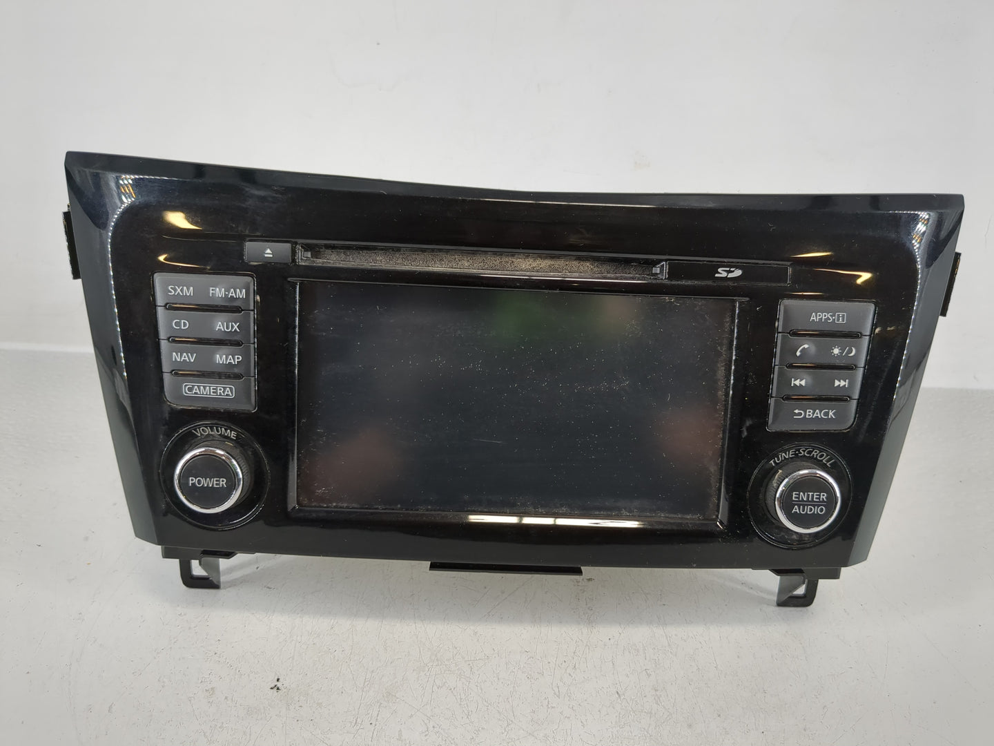 2015-2016 Nissan Rogue Radio AM FM Cd Player Receiver Replacement P/N:259159TB1A Fits Fits 2015 2016 OEM Used Auto Parts - O