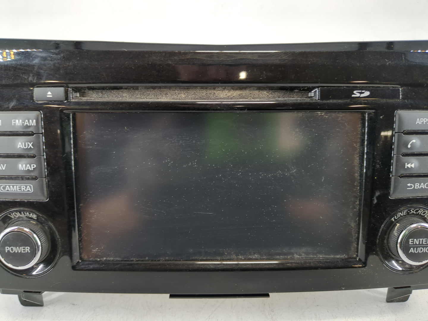 2015-2016 Nissan Rogue Radio AM FM Cd Player Receiver Replacement P/N:259159TB1A Fits Fits 2015 2016 OEM Used Auto Parts - O