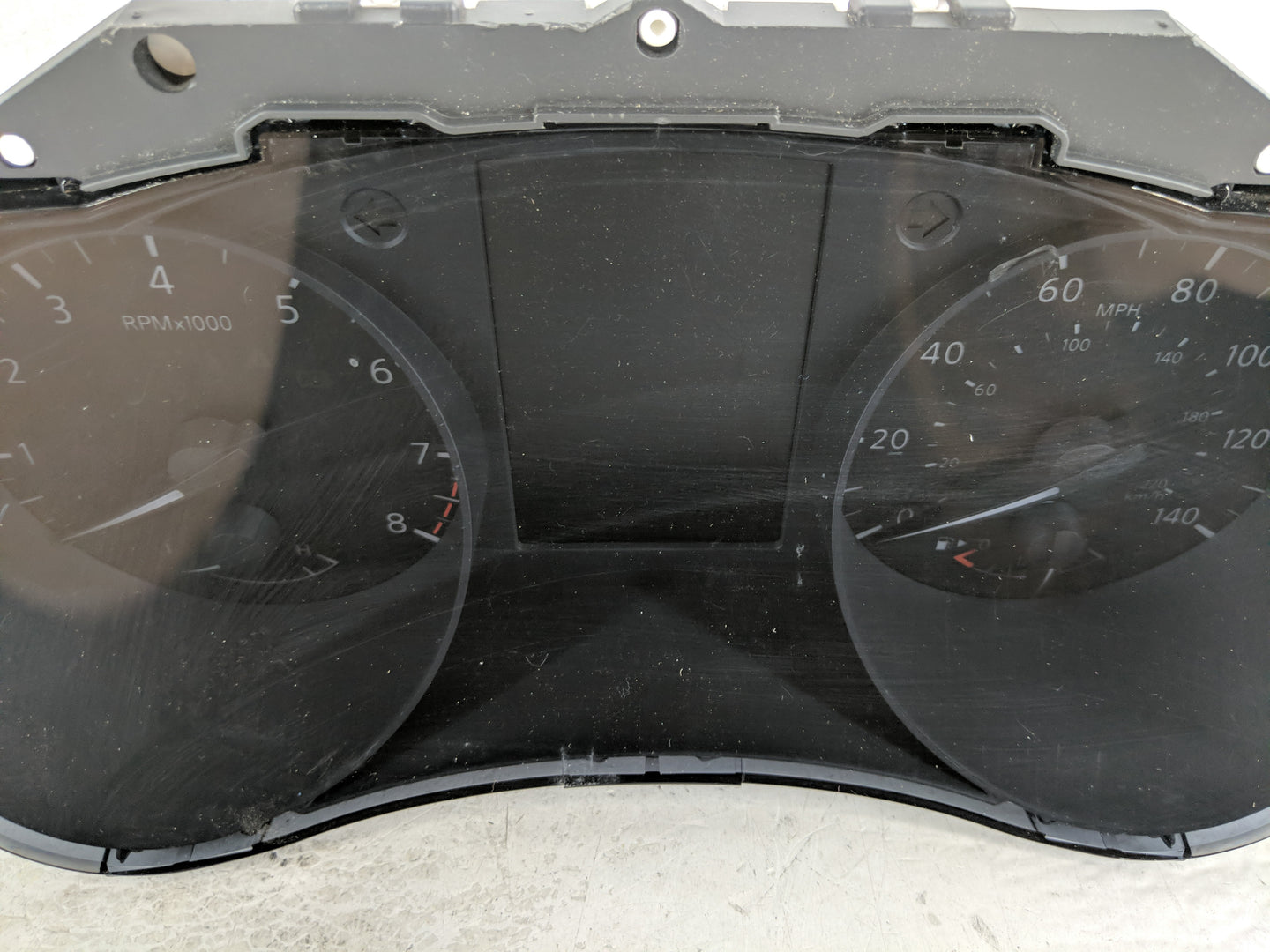 2016 Nissan Rogue Instrument Cluster Speedometer Gauges P/N:248106FJ8A Fits OEM Used Auto Parts - Oemusedautoparts1.com