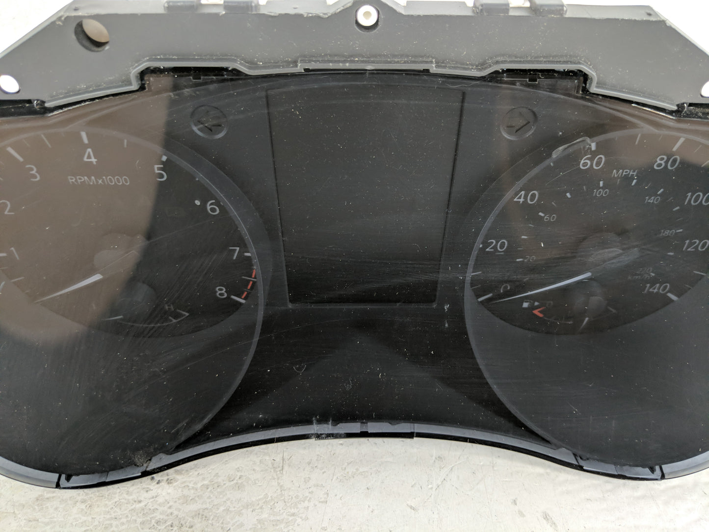 2016 Nissan Rogue Instrument Cluster Speedometer Gauges P/N:248106FJ8A Fits OEM Used Auto Parts - Oemusedautoparts1.com