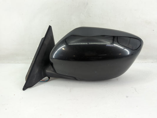 2016-2017 Nissan Rogue Driver Left Side View Manual Door Mirror Black - Oemusedautoparts1.com
