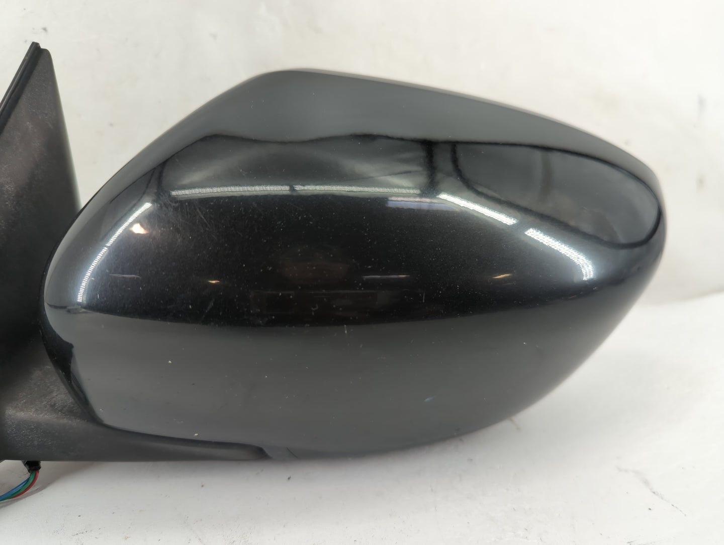 2016-2017 Nissan Rogue Driver Left Side View Manual Door Mirror Black - Oemusedautoparts1.com