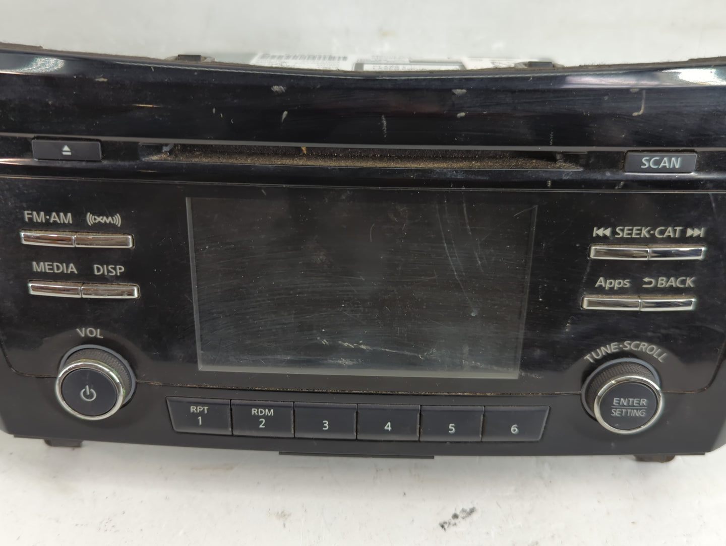 2015-2016 Nissan Rogue Radio AM FM Cd Player Receiver Replacement P/N:28185 9TB0A Fits Fits 2015 2016 OEM Used Auto Parts - 