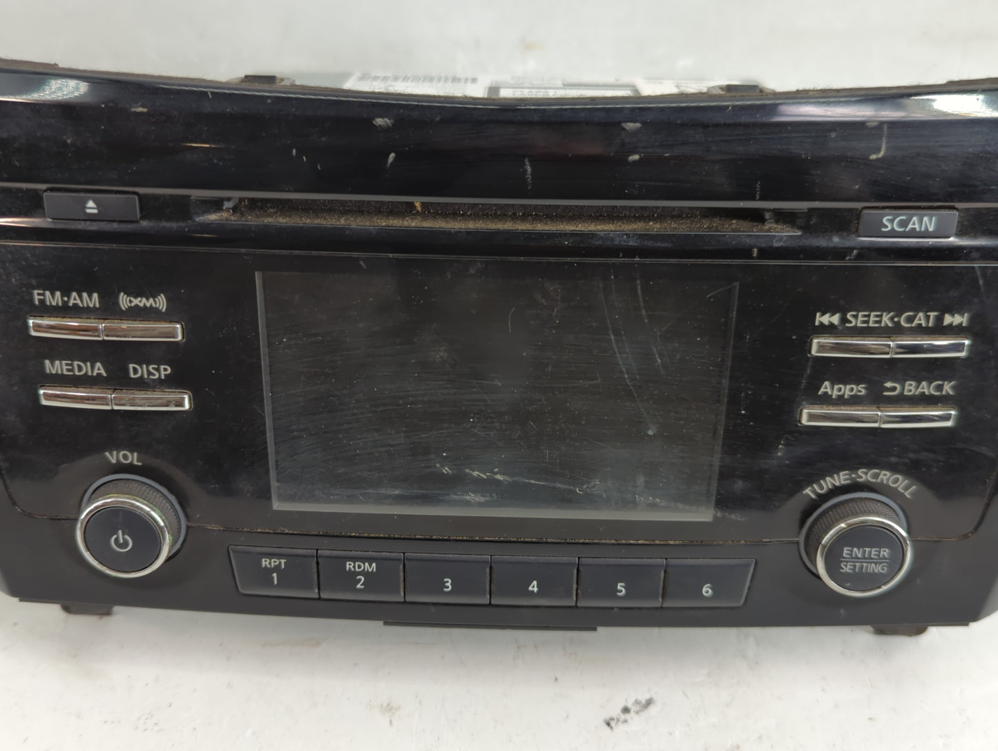 2015-2016 Nissan Rogue Radio AM FM Cd Player Receiver Replacement P/N:28185 9TB0A Fits Fits 2015 2016 OEM Used Auto Parts - 