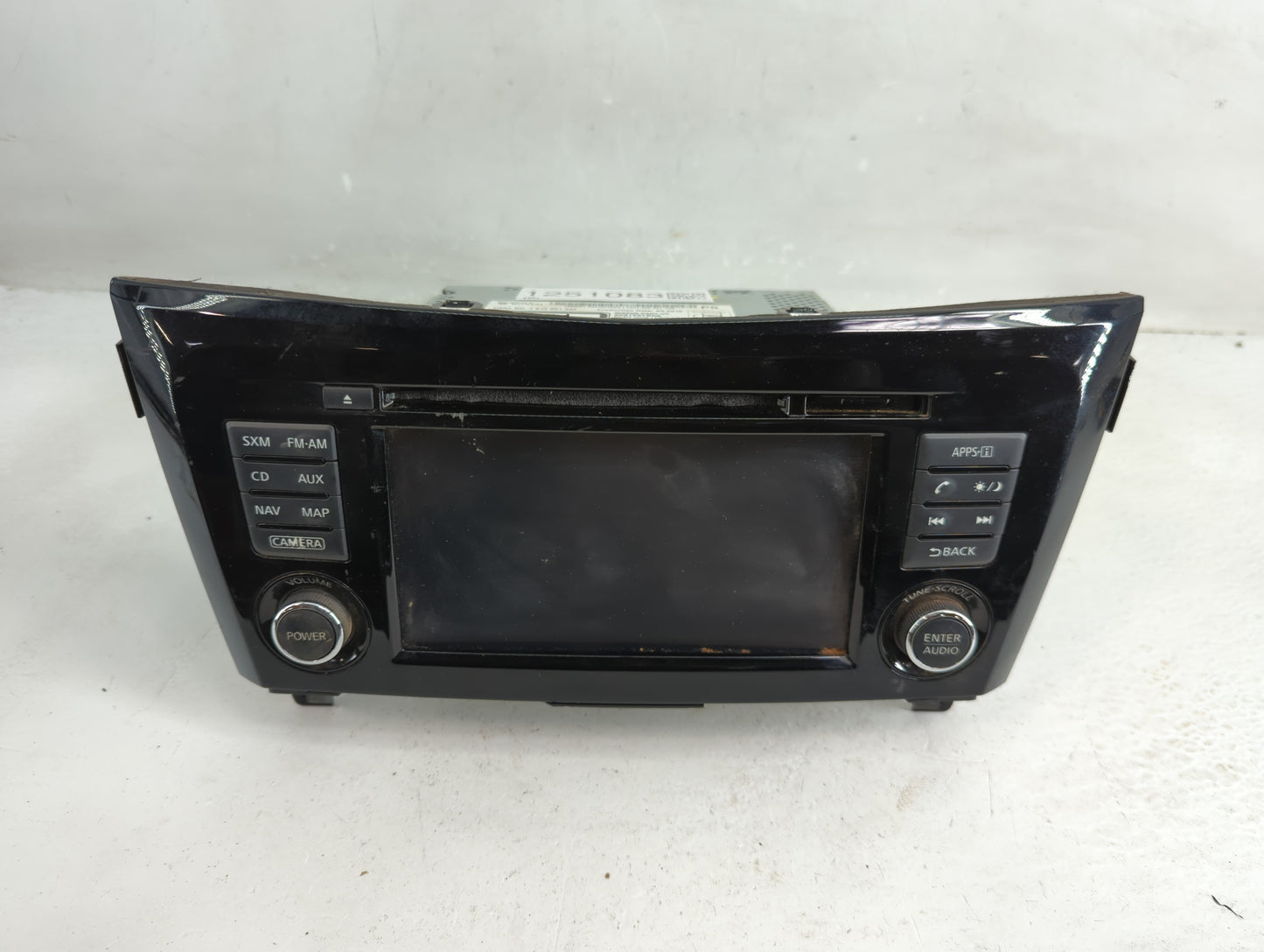 2015-2016 Nissan Rogue Radio AM FM Cd Player Receiver Replacement P/N:259159TB0A 7 612 051 332 Fits Fits 2015 2016 OEM Used 