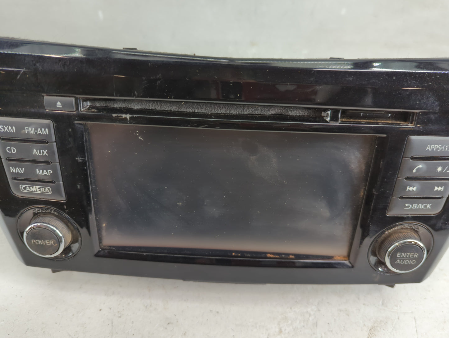 2015-2016 Nissan Rogue Radio AM FM Cd Player Receiver Replacement P/N:259159TB0A 7 612 051 332 Fits Fits 2015 2016 OEM Used 