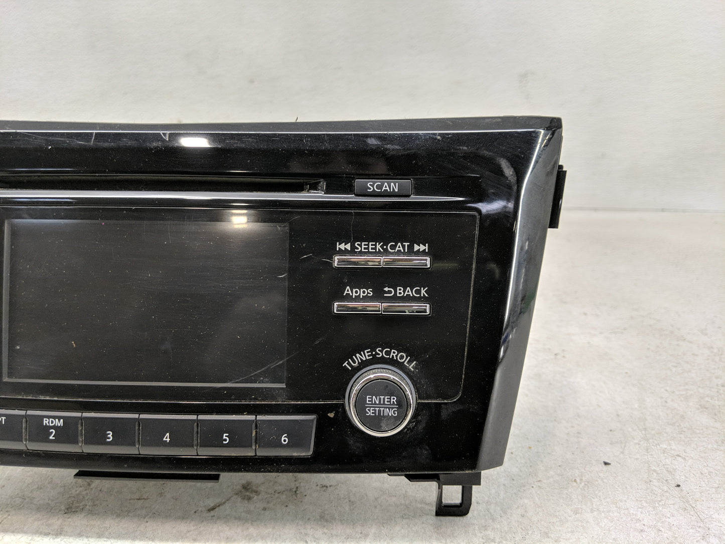 2015-2016 Nissan Rogue Radio AM FM Cd Player Receiver Replacement P/N:28185 9TB0A Fits Fits 2015 2016 OEM Used Auto Parts - 