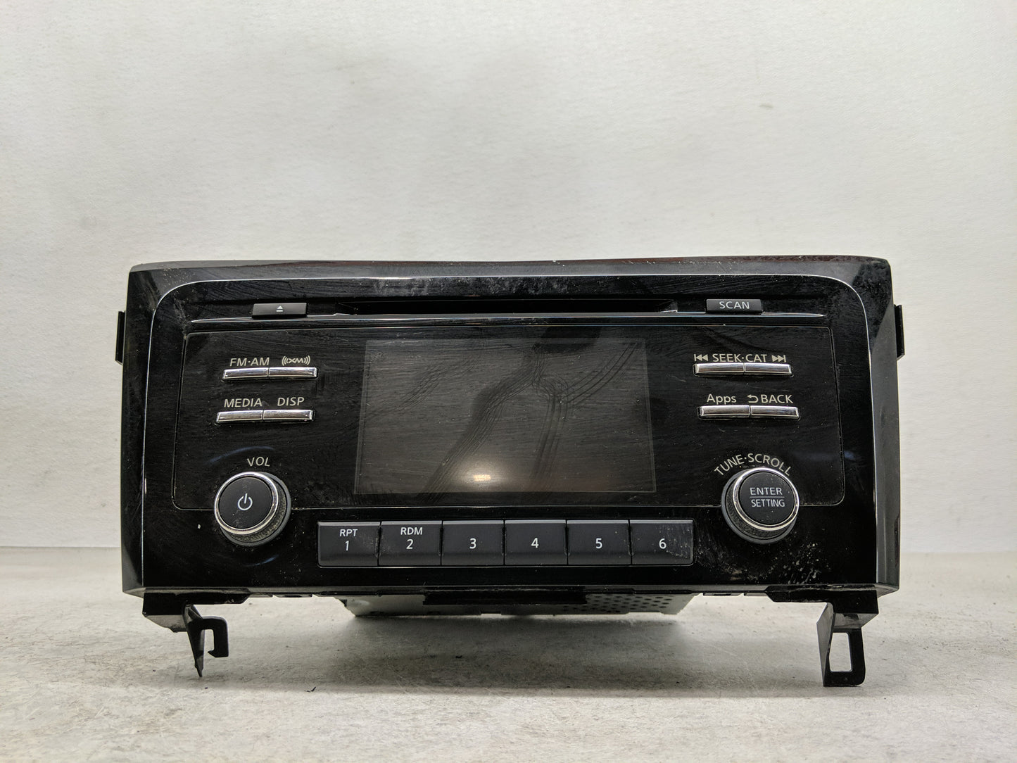 2015-2016 Nissan Rogue Radio AM FM Cd Player Receiver Replacement P/N:28185 9TB0A Fits Fits 2015 2016 OEM Used Auto Parts - 
