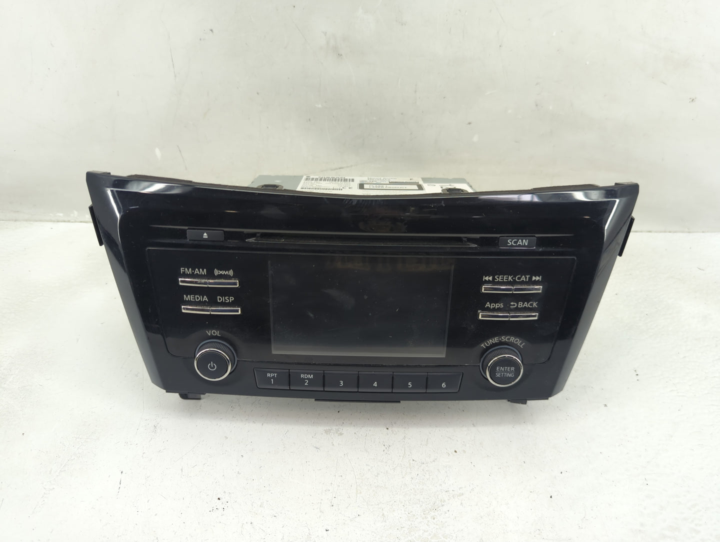 2015-2016 Nissan Rogue Radio AM FM Cd Player Receiver Replacement P/N:28185 9TB0A Fits Fits 2015 2016 OEM Used Auto Parts - 