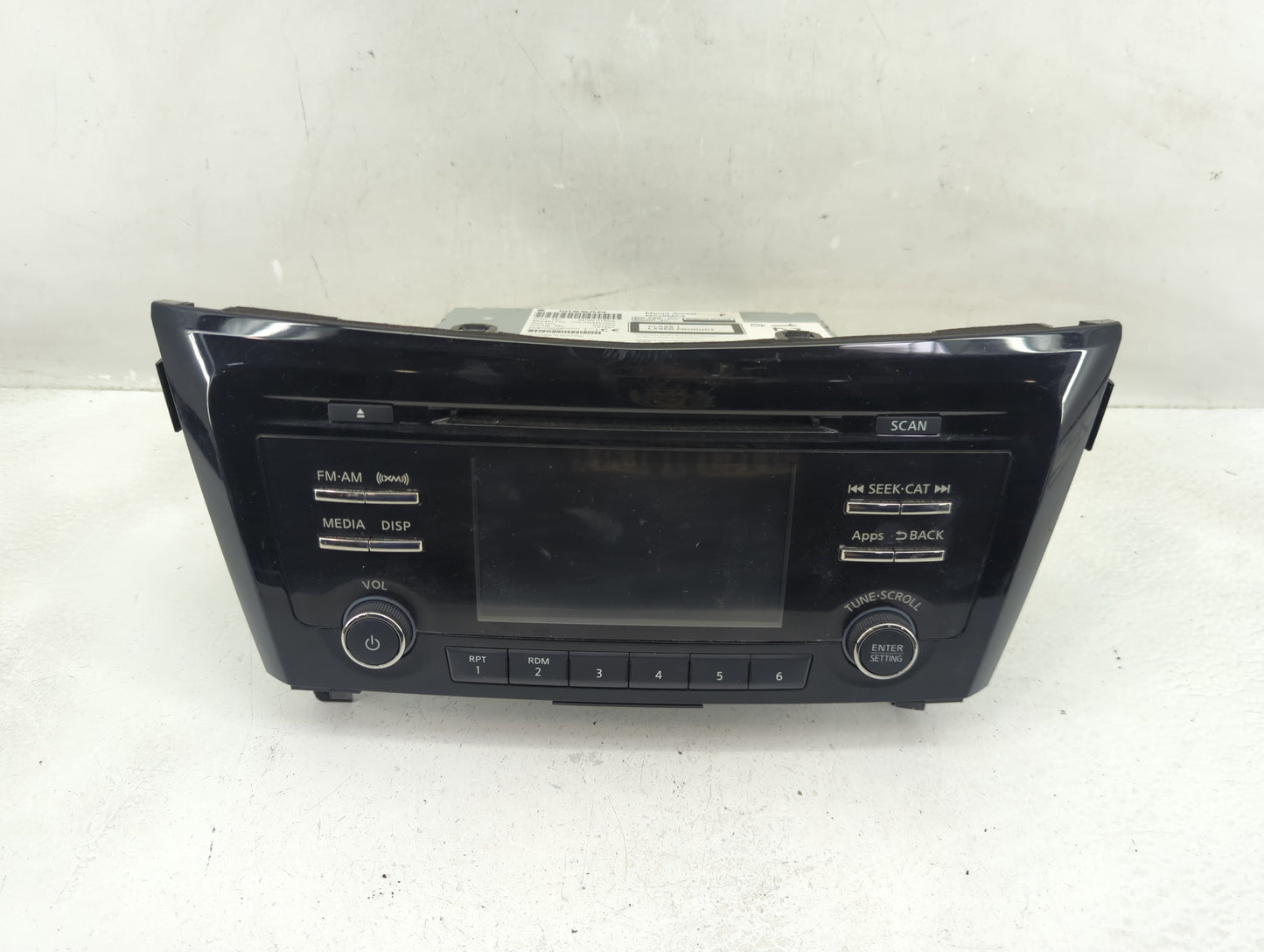 2015-2016 Nissan Rogue Radio AM FM Cd Player Receiver Replacement P/N:28185 9TB0A Fits Fits 2015 2016 OEM Used Auto Parts - 