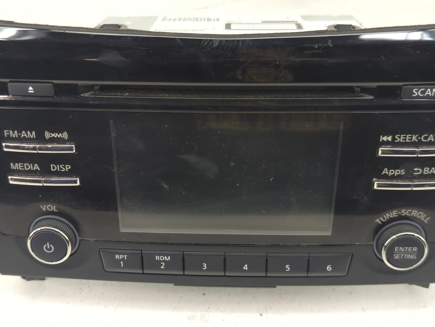 2015-2016 Nissan Rogue Radio AM FM Cd Player Receiver Replacement P/N:28185 9TB0A Fits Fits 2015 2016 OEM Used Auto Parts - 