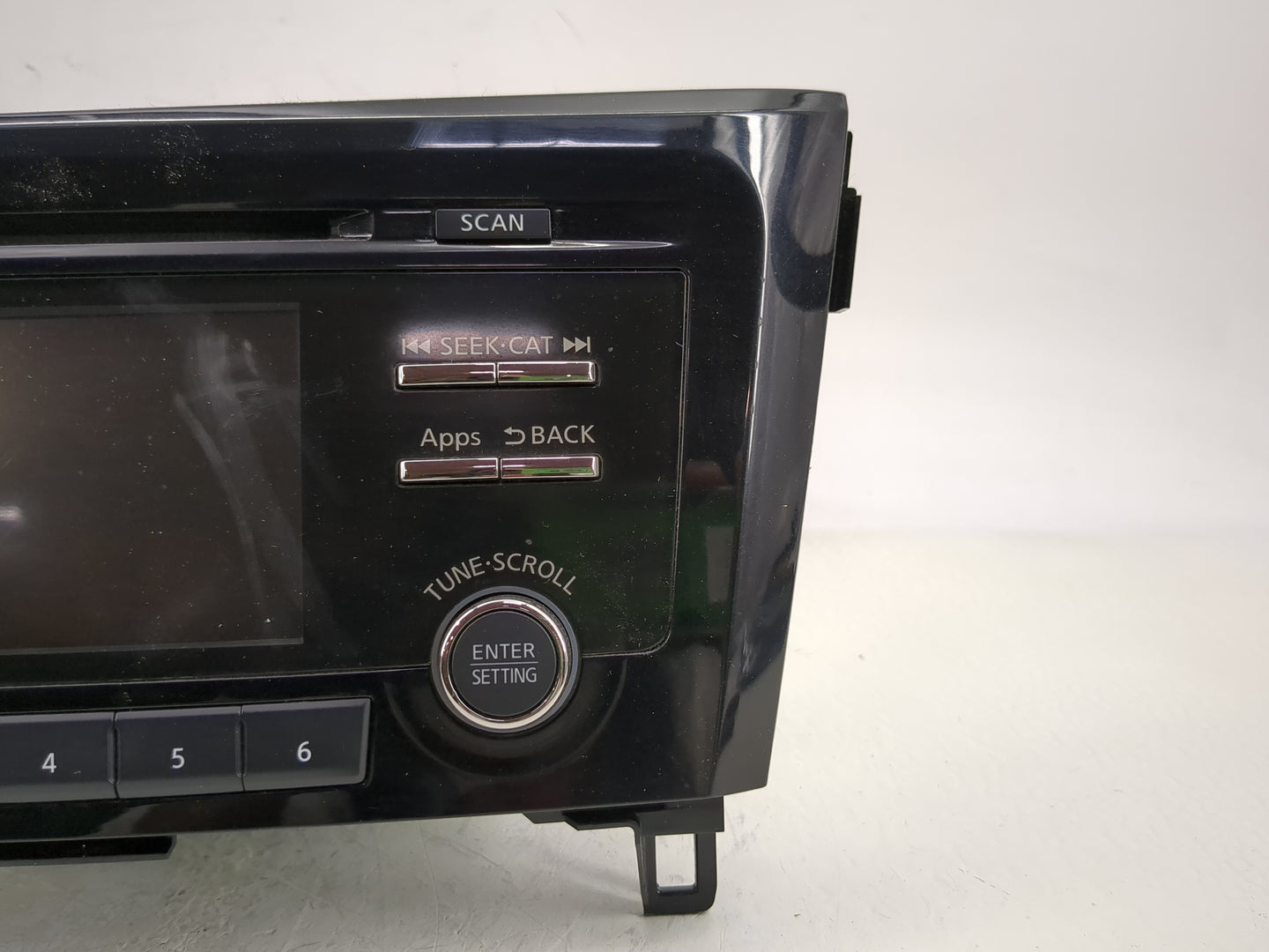 2015-2016 Nissan Rogue Radio AM FM Cd Player Receiver Replacement P/N:28185 9TB0A Fits Fits 2015 2016 OEM Used Auto Parts - 