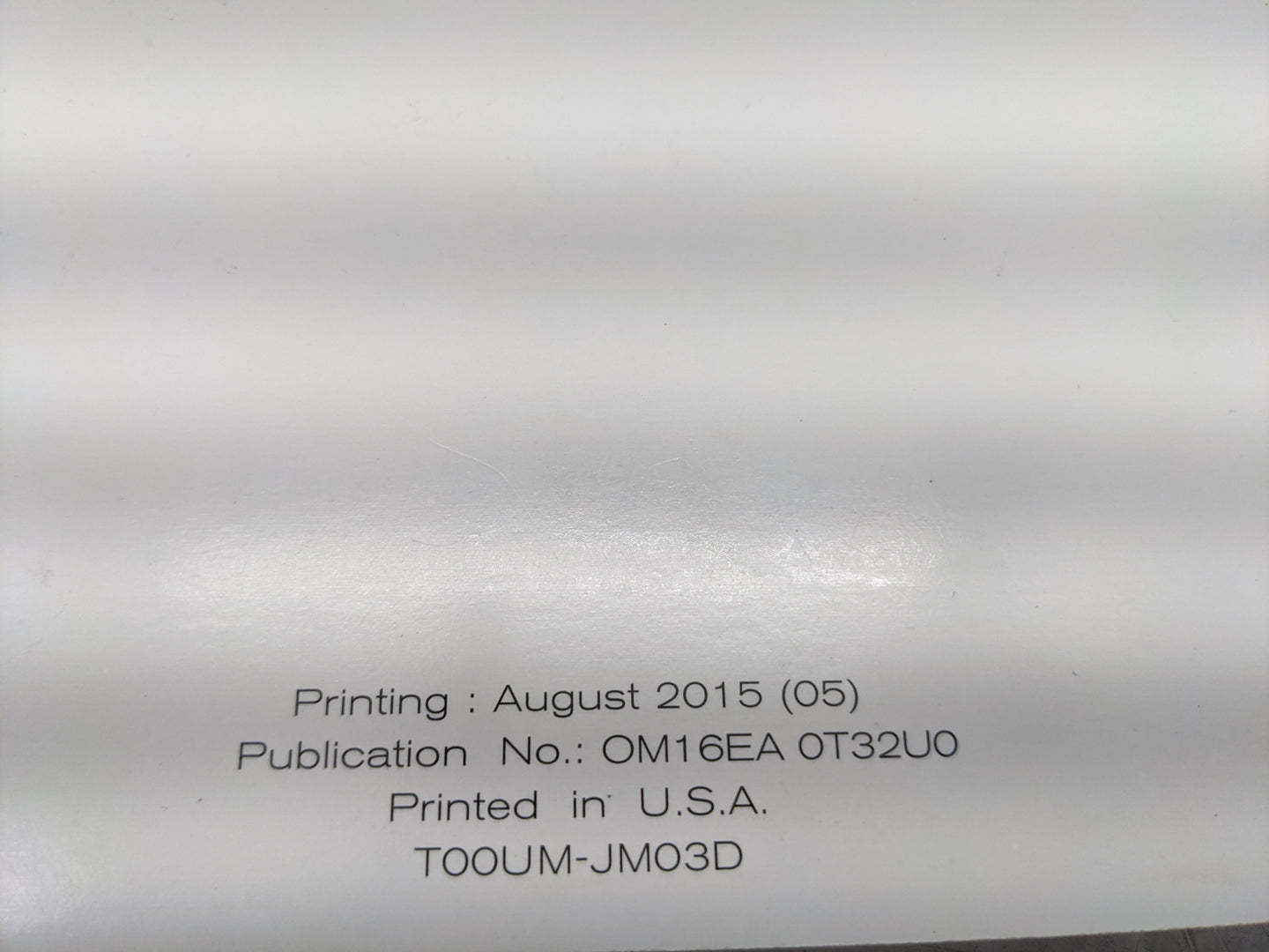 2016 Nissan Rogue Owners Manual Book Guide P/N:T00UM-JM03D OEM Used Auto Parts - Oemusedautoparts1.com