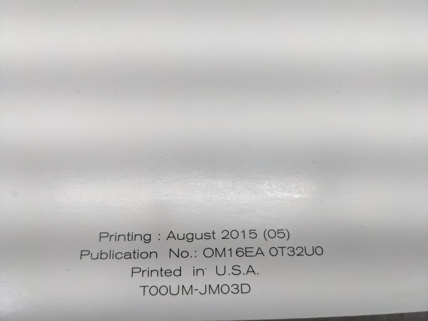 2016 Nissan Rogue Owners Manual Book Guide P/N:T00UM-JM03D OEM Used Auto Parts - Oemusedautoparts1.com
