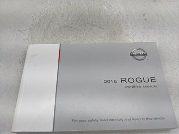 2016 Nissan Rogue Owners Manual Book Guide P/N:TOOUM-JM03D OEM Used Auto Parts - Oemusedautoparts1.com