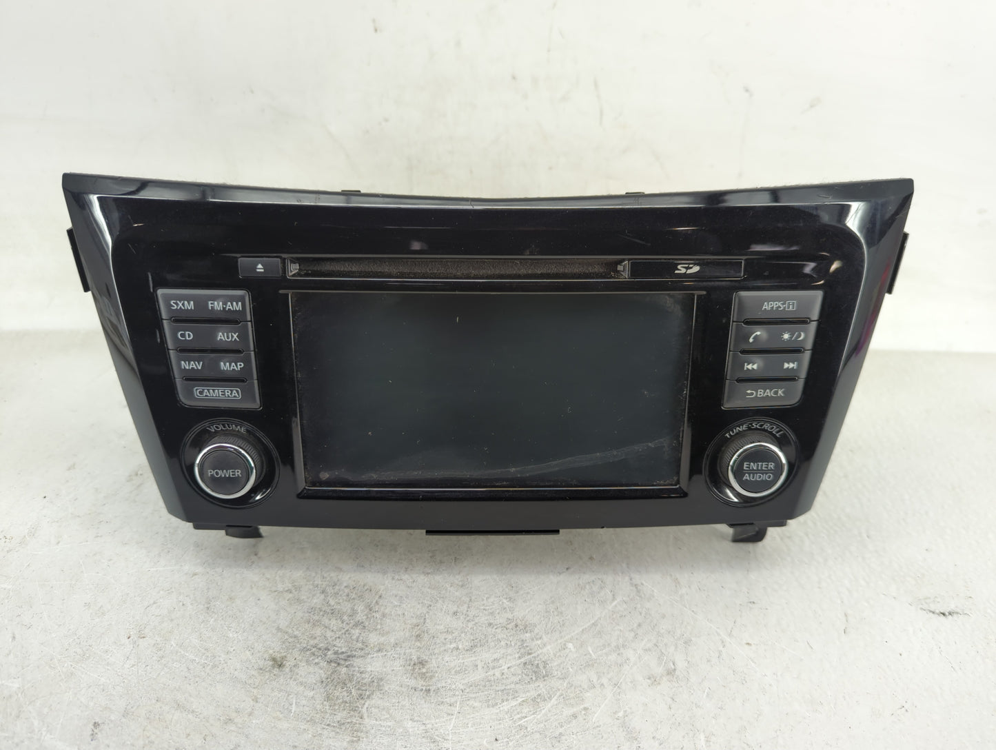 2015-2016 Nissan Rogue Radio AM FM Cd Player Receiver Replacement P/N:259159TB1A 7 612 051 335 Fits Fits 2015 2016 OEM Used 