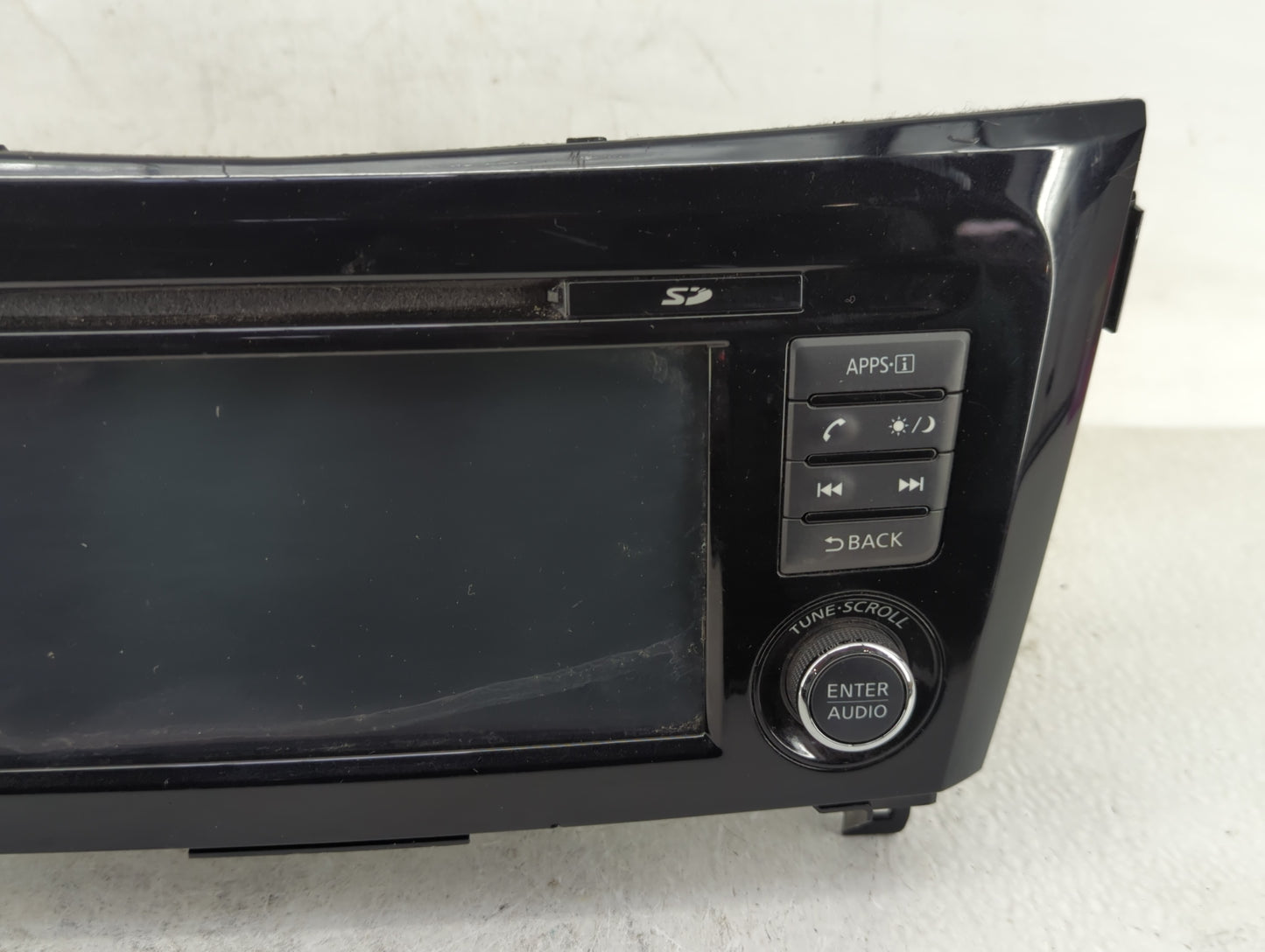 2015-2016 Nissan Rogue Radio AM FM Cd Player Receiver Replacement P/N:259159TB1A 7 612 051 335 Fits Fits 2015 2016 OEM Used 