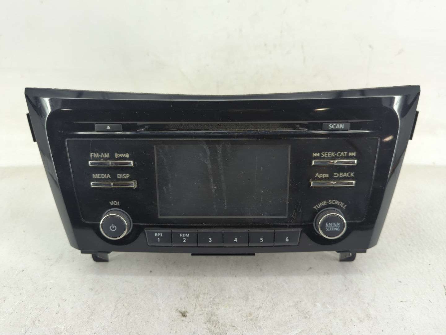 2015-2016 Nissan Rogue Radio AM FM Cd Player Receiver Replacement P/N:28185 9TB0A Fits Fits 2015 2016 OEM Used Auto Parts - 