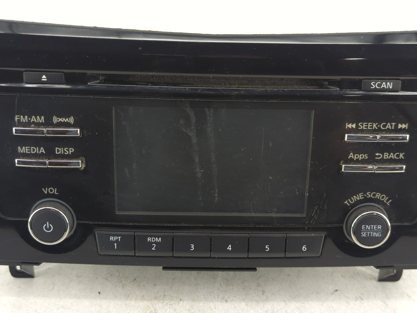 2015-2016 Nissan Rogue Radio AM FM Cd Player Receiver Replacement P/N:28185 9TB0A Fits Fits 2015 2016 OEM Used Auto Parts - 
