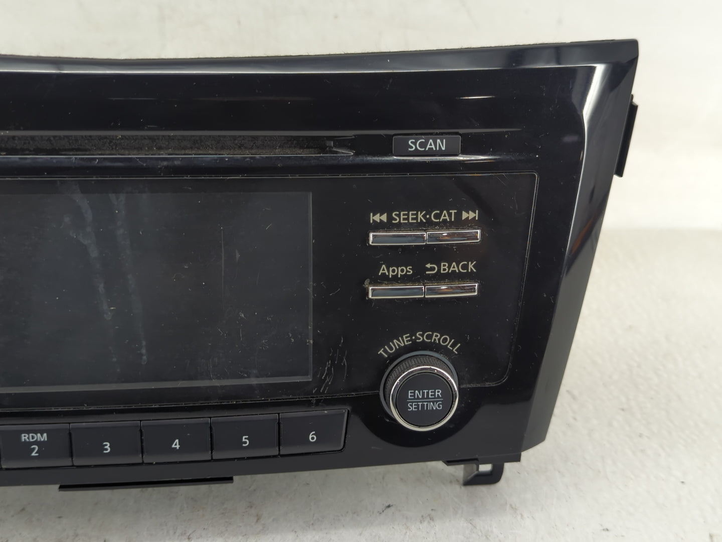 2015-2016 Nissan Rogue Radio AM FM Cd Player Receiver Replacement P/N:28185 9TB0A Fits Fits 2015 2016 OEM Used Auto Parts - 
