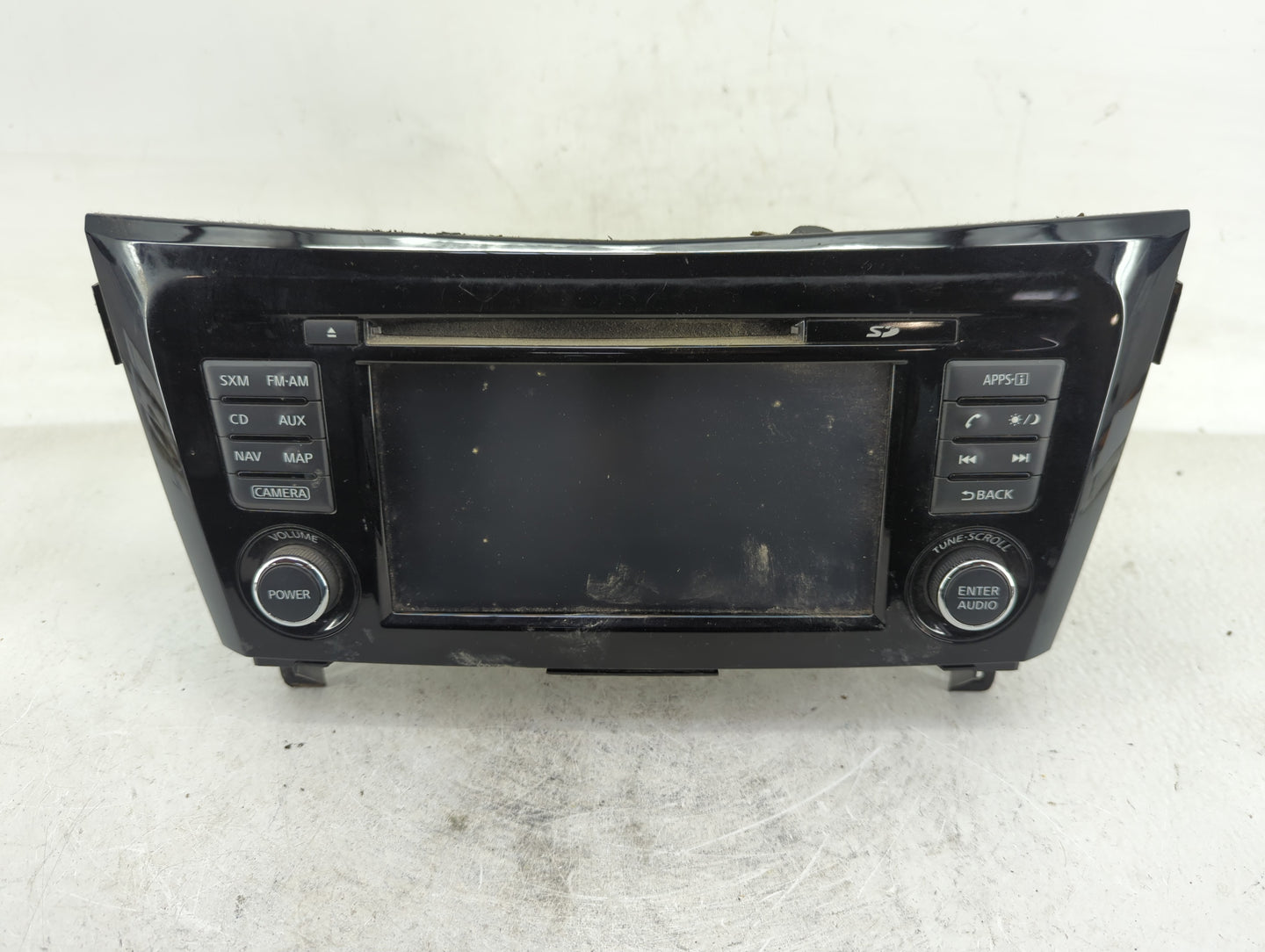 2015-2016 Nissan Rogue Radio AM FM Cd Player Receiver Replacement P/N:259159TB3A Fits Fits 2015 2016 OEM Used Auto Parts - O