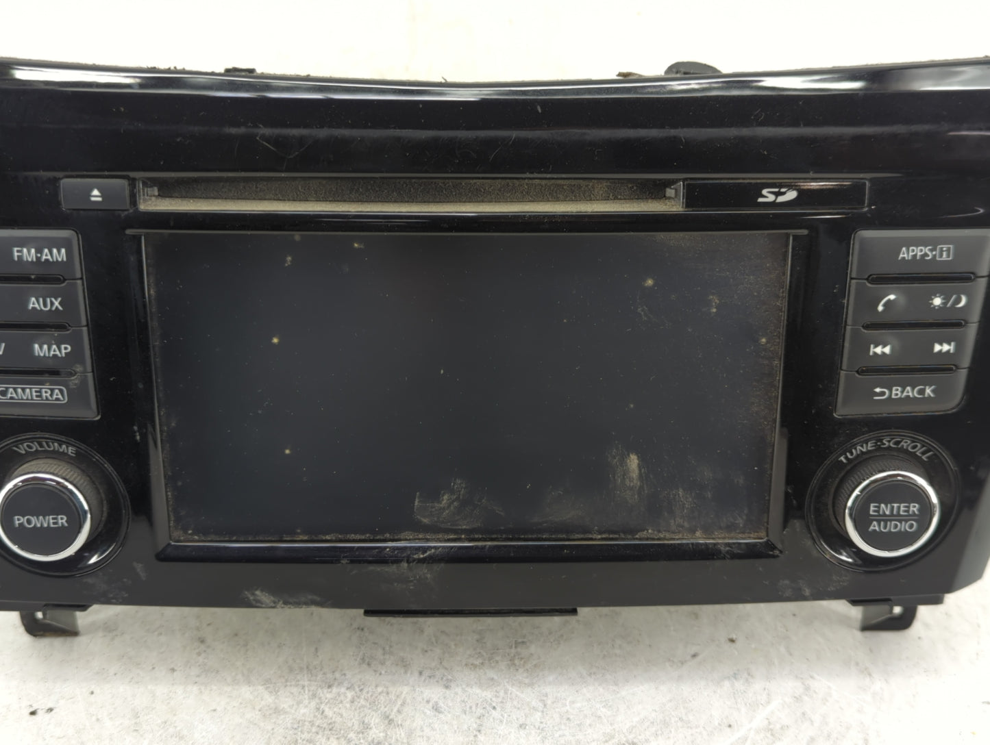 2015-2016 Nissan Rogue Radio AM FM Cd Player Receiver Replacement P/N:259159TB3A Fits Fits 2015 2016 OEM Used Auto Parts - O