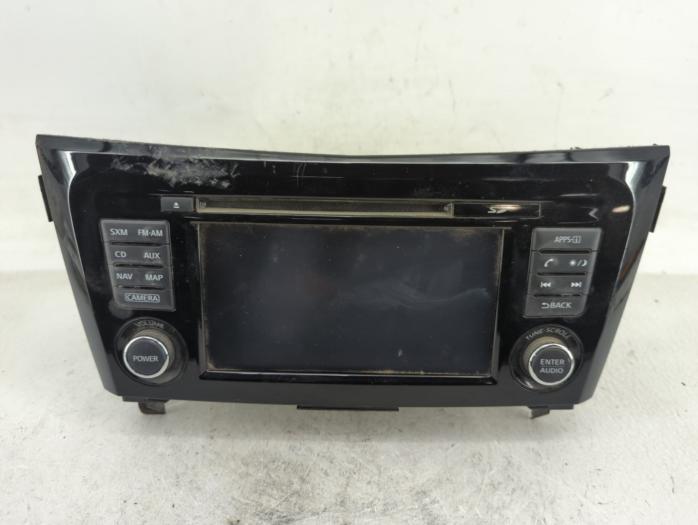 2015-2016 Nissan Rogue Radio AM FM Cd Player Receiver Replacement P/N:259159TB2A 7 612 051 Fits Fits 2015 2016 OEM Used Auto