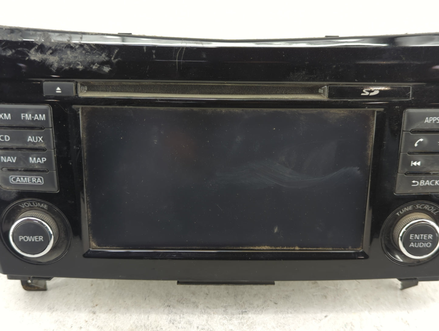 2015-2016 Nissan Rogue Radio AM FM Cd Player Receiver Replacement P/N:259159TB2A 7 612 051 Fits Fits 2015 2016 OEM Used Auto