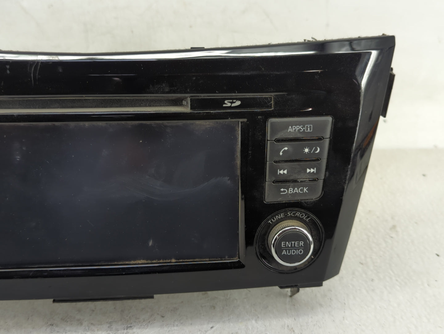 2015-2016 Nissan Rogue Radio AM FM Cd Player Receiver Replacement P/N:259159TB2A 7 612 051 Fits Fits 2015 2016 OEM Used Auto