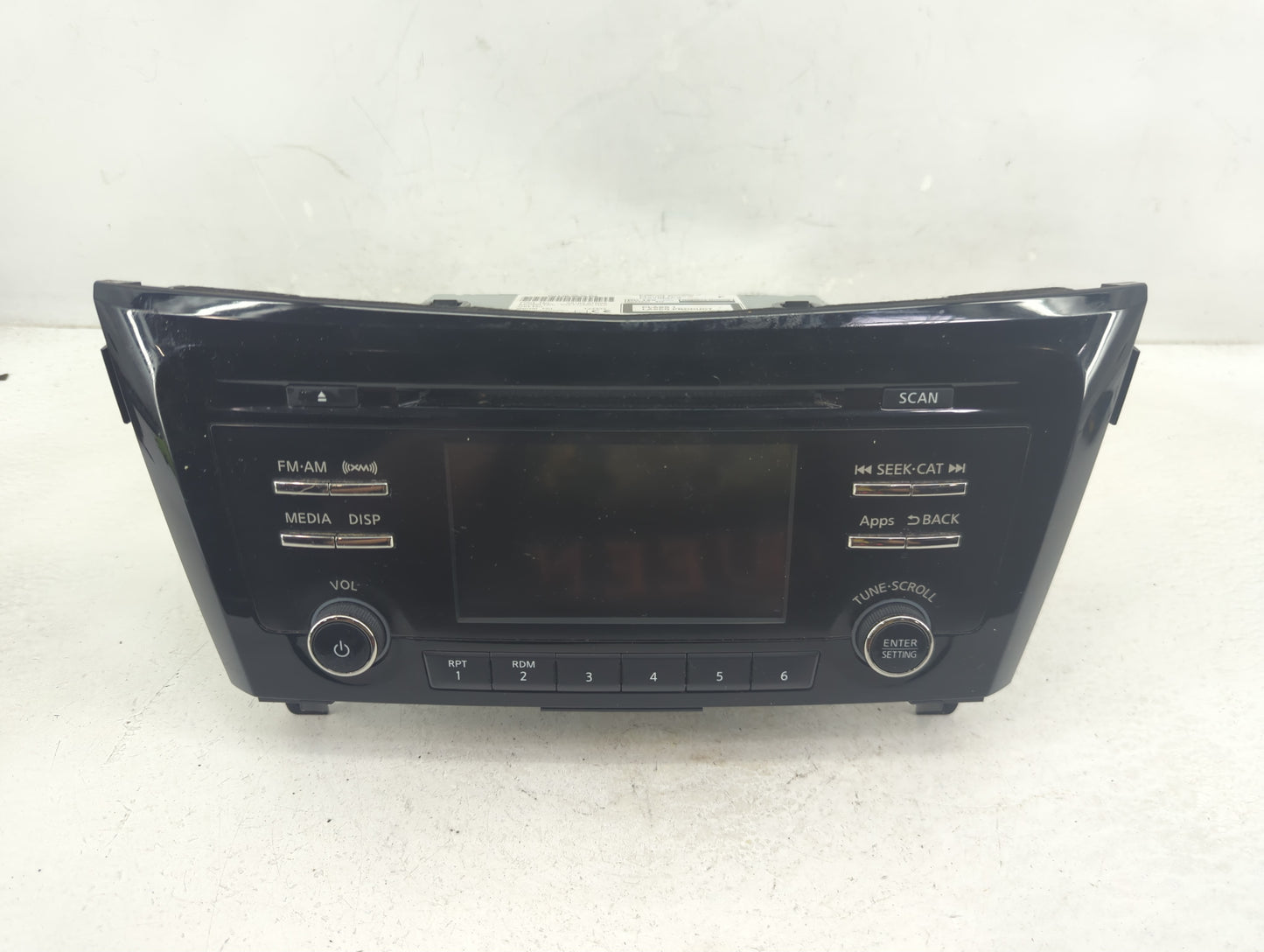 2015-2016 Nissan Rogue Radio AM FM Cd Player Receiver Replacement P/N:28185 9TB0A Fits Fits 2015 2016 OEM Used Auto Parts - 