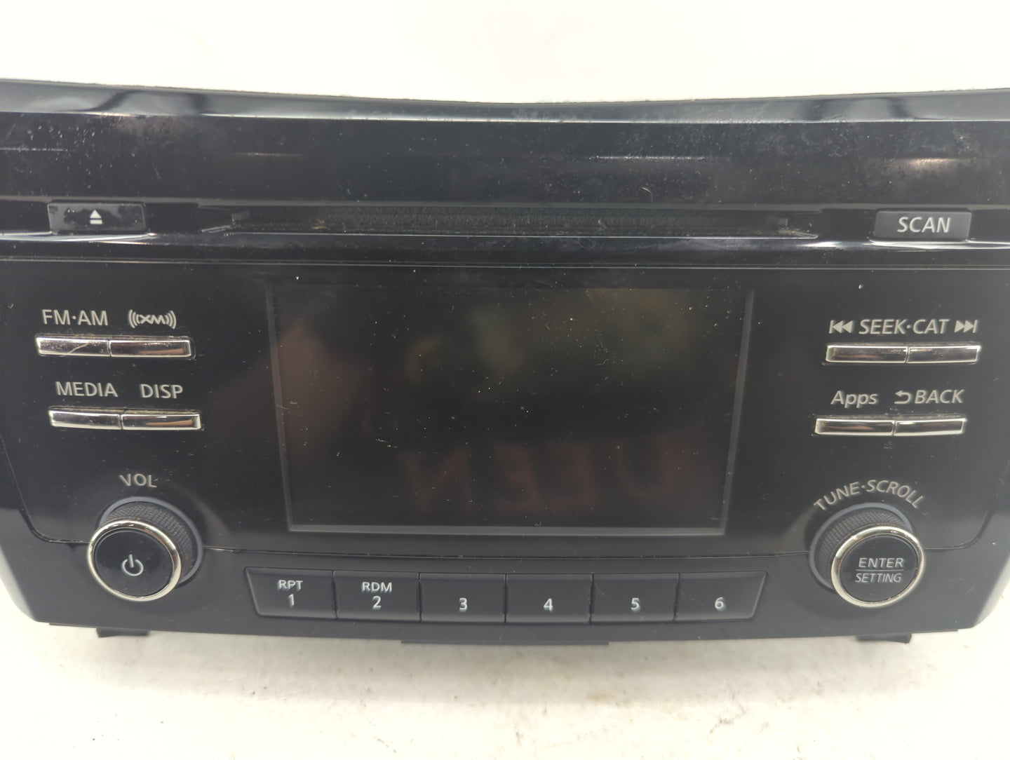 2015-2016 Nissan Rogue Radio AM FM Cd Player Receiver Replacement P/N:28185 9TB0A Fits Fits 2015 2016 OEM Used Auto Parts - 