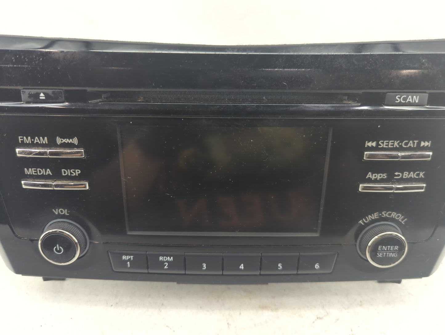2015-2016 Nissan Rogue Radio AM FM Cd Player Receiver Replacement P/N:28185 9TB0A Fits Fits 2015 2016 OEM Used Auto Parts - 