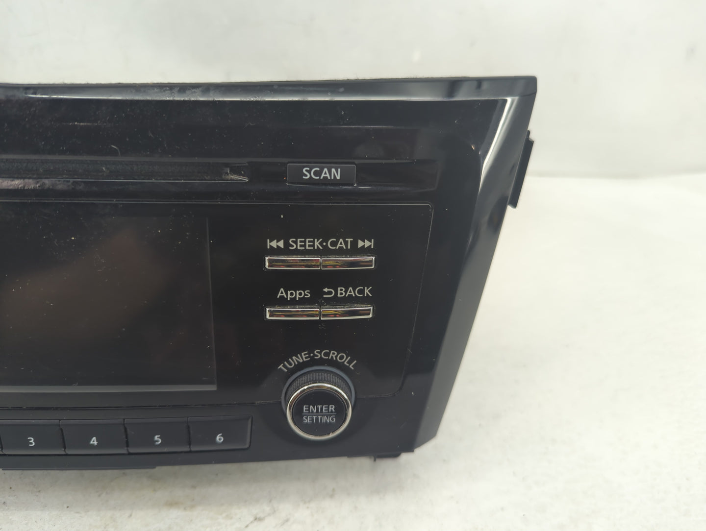 2015-2016 Nissan Rogue Radio AM FM Cd Player Receiver Replacement P/N:28185 9TB0A Fits Fits 2015 2016 OEM Used Auto Parts - 