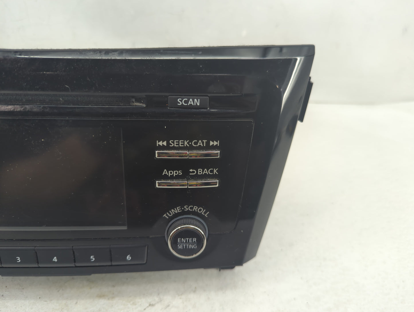 2015-2016 Nissan Rogue Radio AM FM Cd Player Receiver Replacement P/N:28185 9TB0A Fits Fits 2015 2016 OEM Used Auto Parts - 