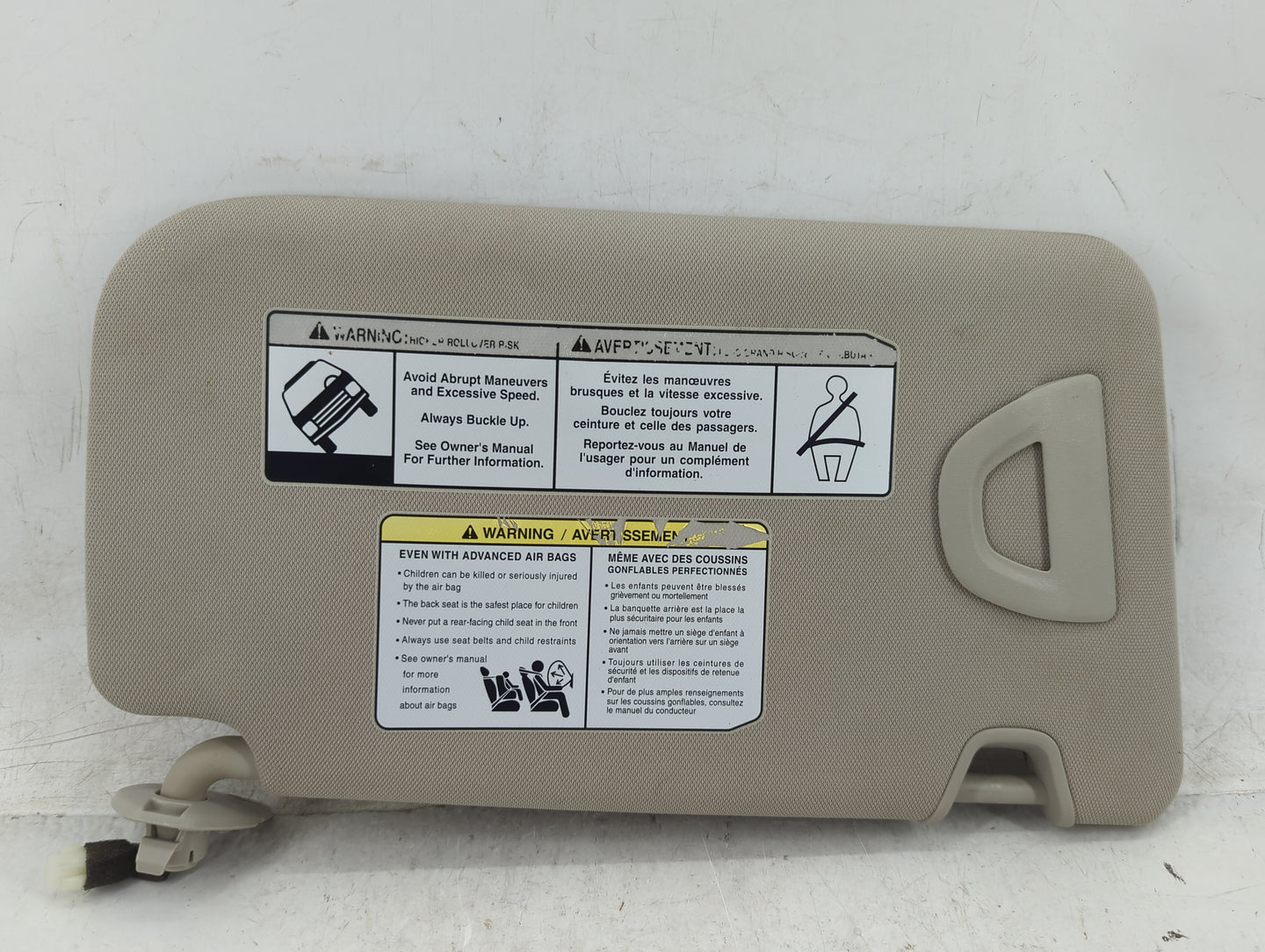 2014-2017 Nissan Rogue Sun Visor Shade Replacement Driver Left Mirror Fits Fits 2014 2015 2016 2017 OEM Used Auto Parts - Oe