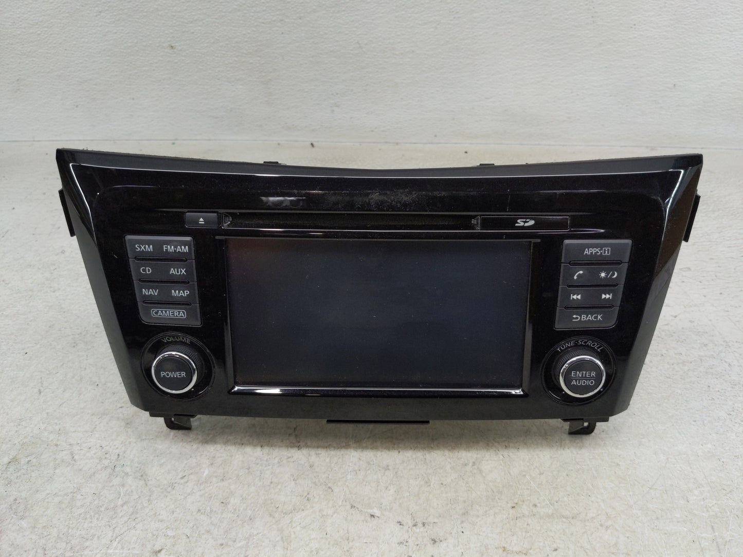 2014-2016 Nissan Rogue Radio AM FM Cd Player Receiver Replacement P/N:259159TB0A 7 612 051 332 Fits Fits 2014 2015 2016 OEM 