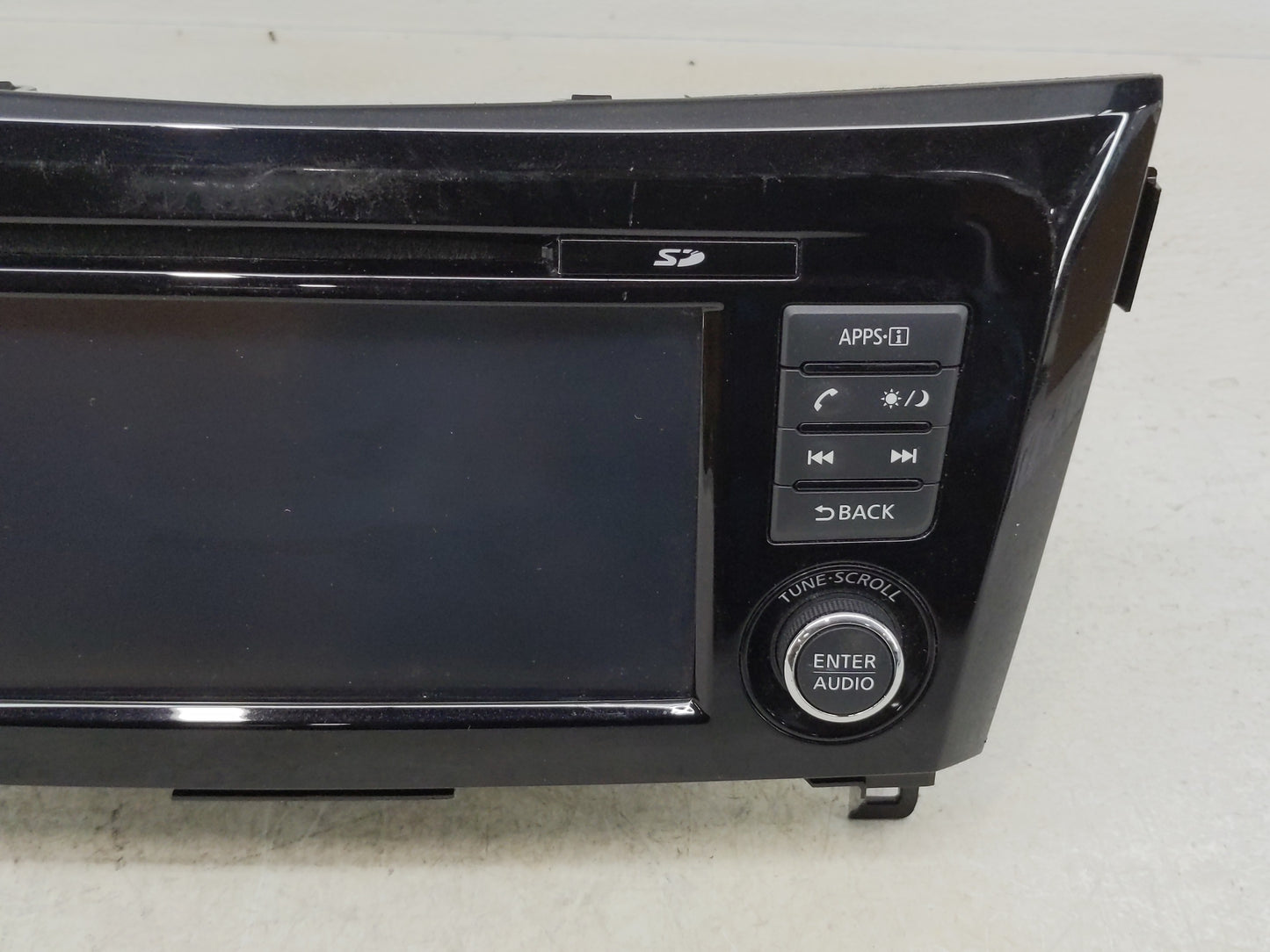 2014-2016 Nissan Rogue Radio AM FM Cd Player Receiver Replacement P/N:259159TB0A 7 612 051 332 Fits Fits 2014 2015 2016 OEM 