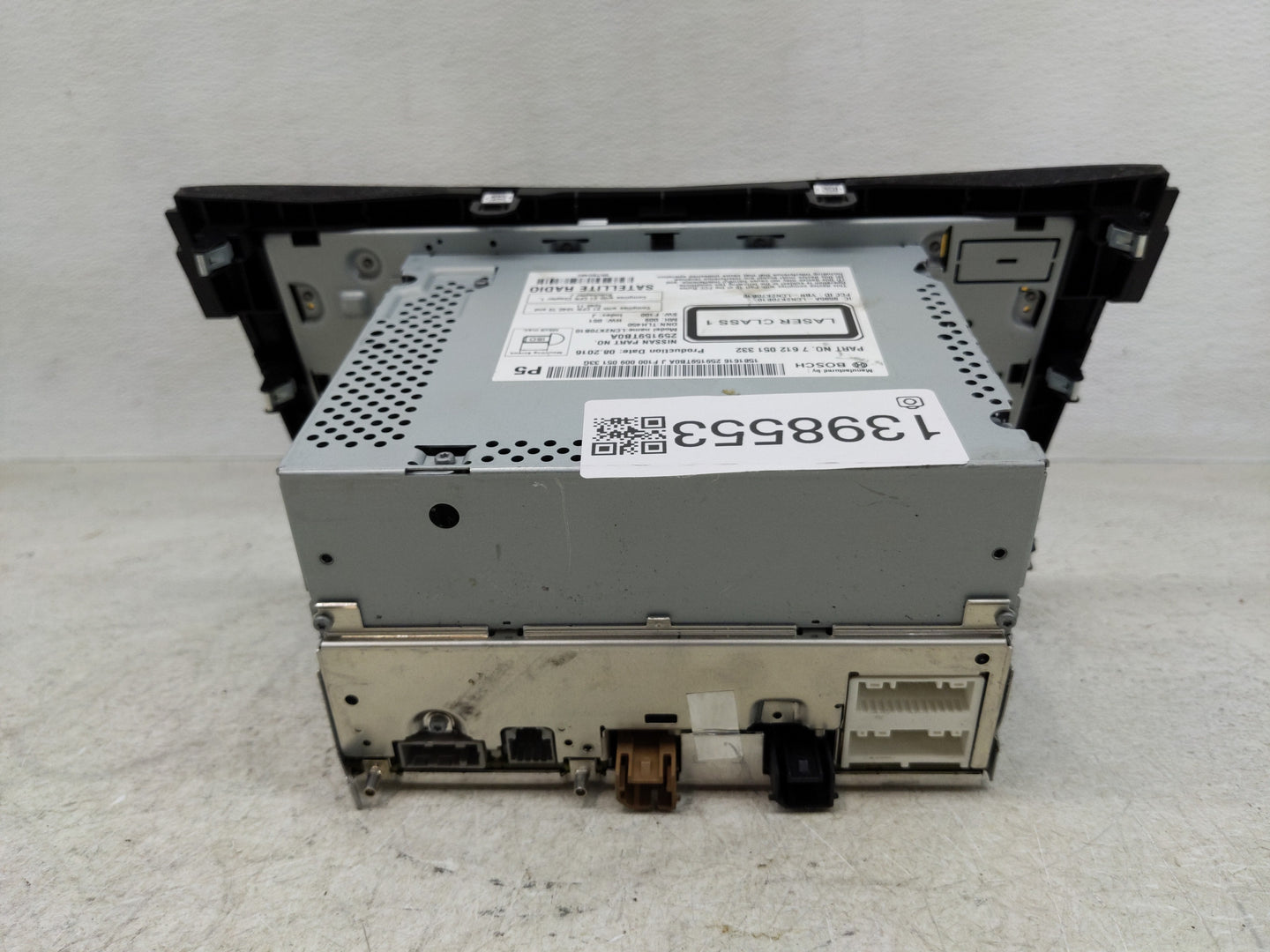 2014-2016 Nissan Rogue Radio AM FM Cd Player Receiver Replacement P/N:259159TB0A 7 612 051 332 Fits Fits 2014 2015 2016 OEM 