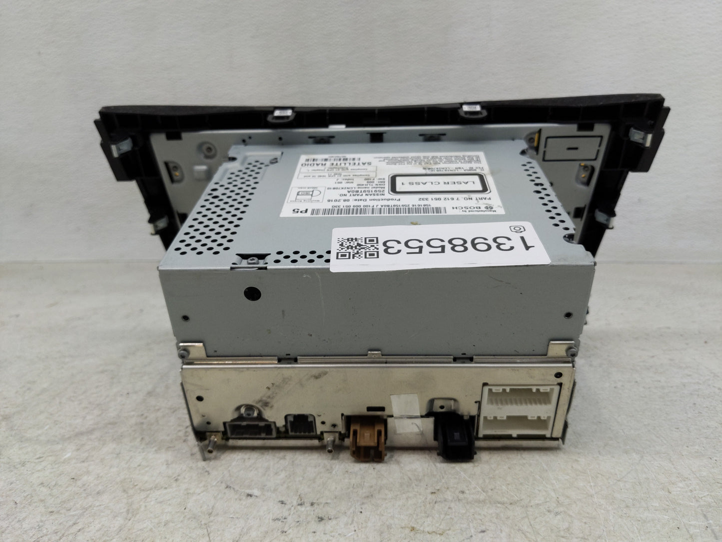 2014-2016 Nissan Rogue Radio AM FM Cd Player Receiver Replacement P/N:259159TB0A 7 612 051 332 Fits Fits 2014 2015 2016 OEM 