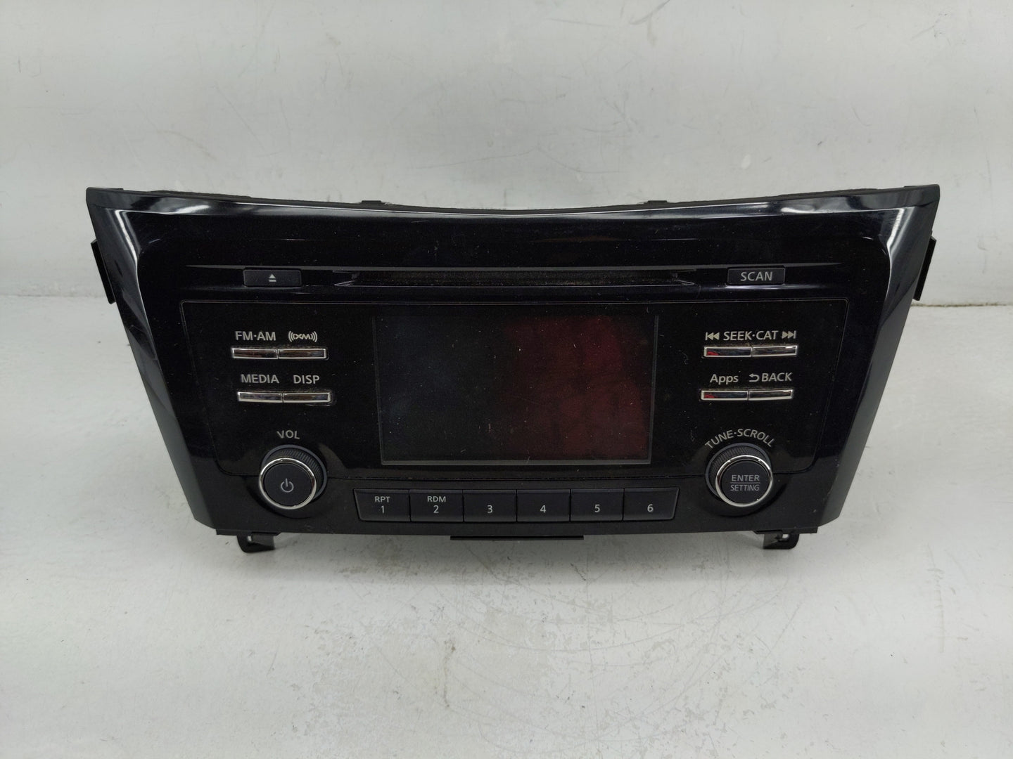 2015-2016 Nissan Rogue Radio AM FM Cd Player Receiver Replacement P/N:28185 9TB0A Fits Fits 2015 2016 OEM Used Auto Parts - 