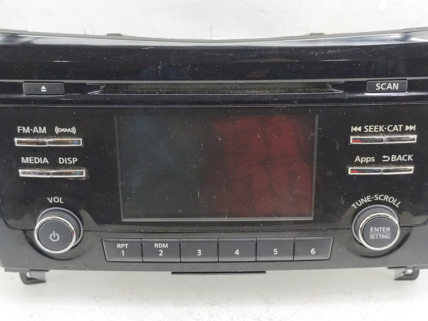 2015-2016 Nissan Rogue Radio AM FM Cd Player Receiver Replacement P/N:28185 9TB0A Fits Fits 2015 2016 OEM Used Auto Parts - 
