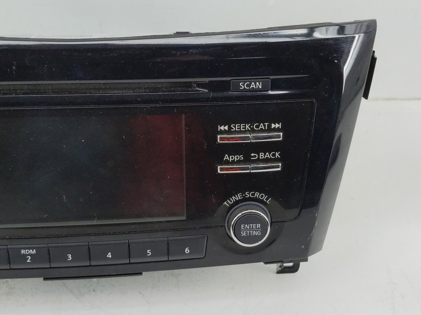 2015-2016 Nissan Rogue Radio AM FM Cd Player Receiver Replacement P/N:28185 9TB0A Fits Fits 2015 2016 OEM Used Auto Parts - 