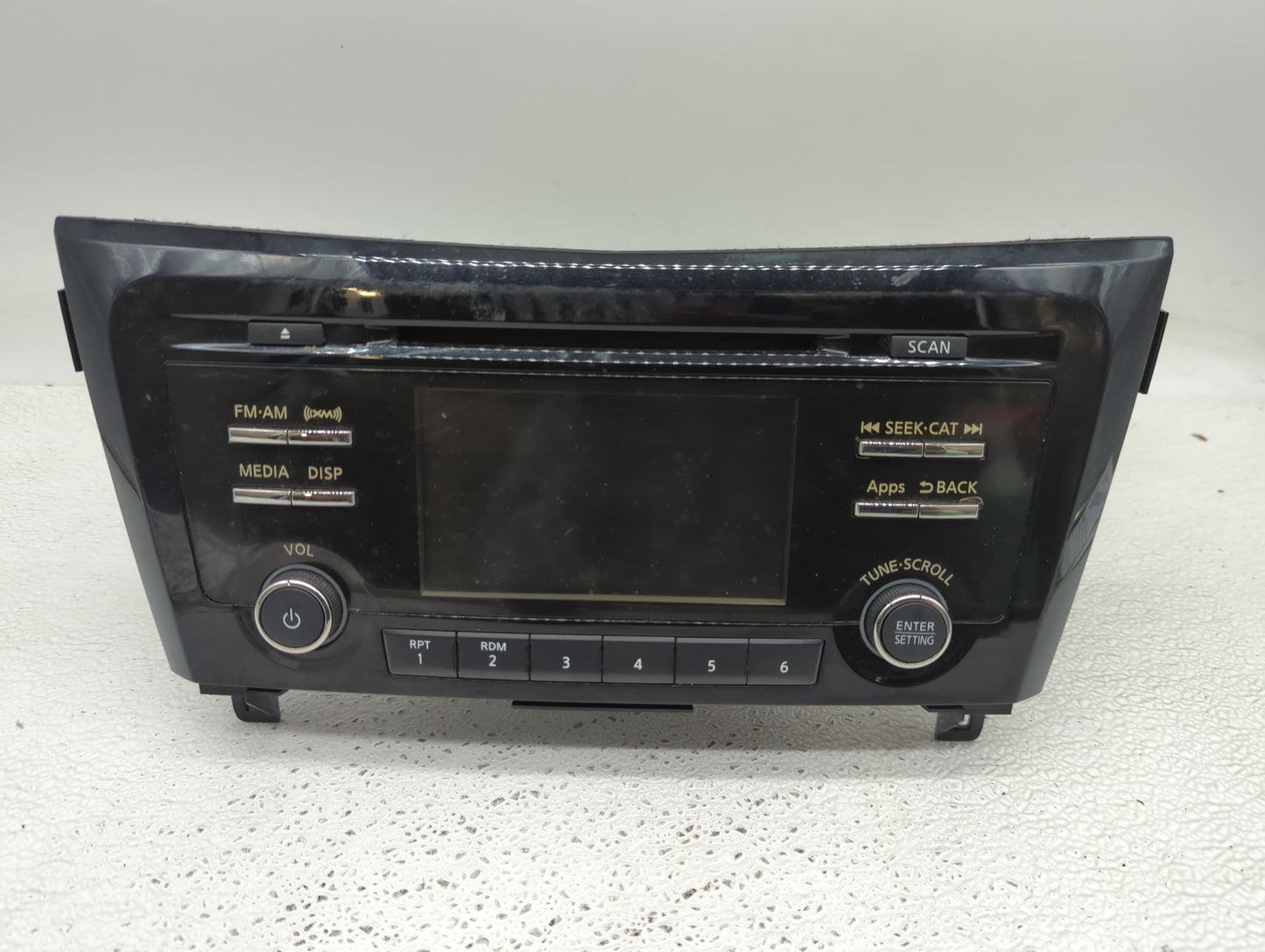 2015-2016 Nissan Rogue Radio AM FM Cd Player Receiver Replacement P/N:28185 9TB0A Fits Fits 2015 2016 OEM Used Auto Parts - 