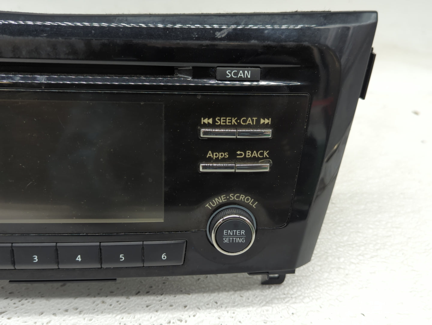 2015-2016 Nissan Rogue Radio AM FM Cd Player Receiver Replacement P/N:28185 9TB0A Fits Fits 2015 2016 OEM Used Auto Parts - 