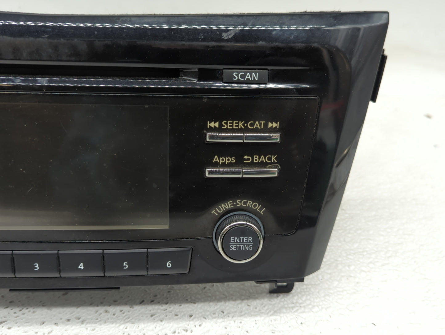 2015-2016 Nissan Rogue Radio AM FM Cd Player Receiver Replacement P/N:28185 9TB0A Fits Fits 2015 2016 OEM Used Auto Parts - 