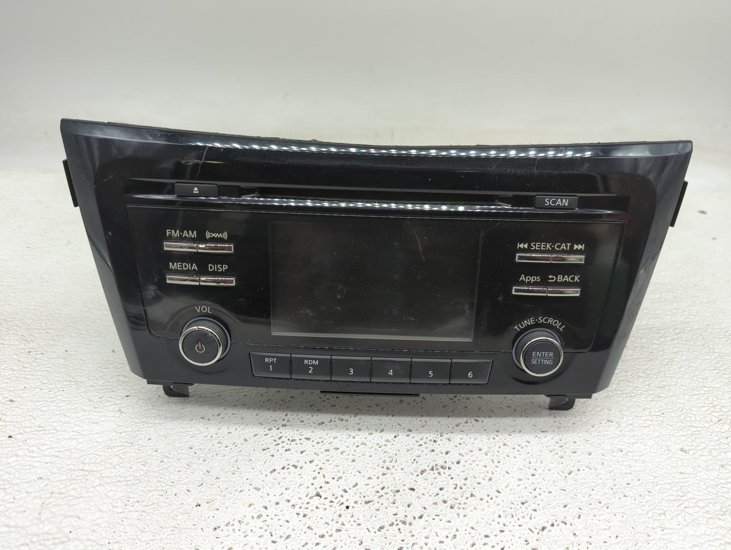2015-2016 Nissan Rogue Radio AM FM Cd Player Receiver Replacement P/N:28185 9TB0A Fits Fits 2015 2016 OEM Used Auto Parts - 