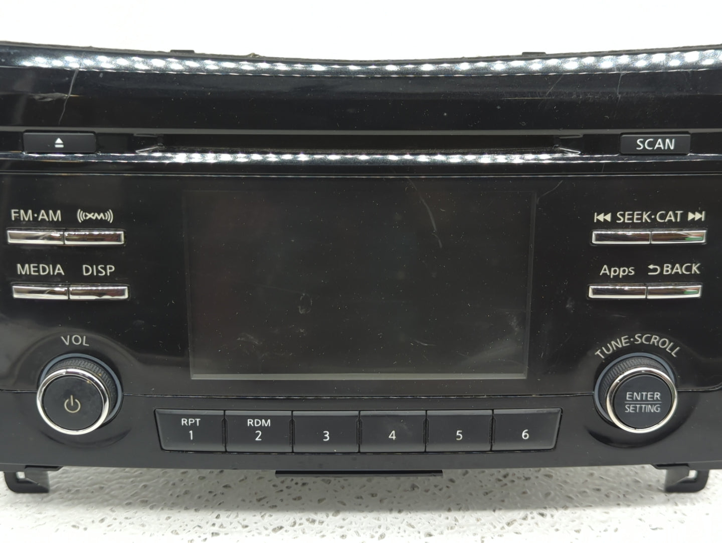 2015-2016 Nissan Rogue Radio AM FM Cd Player Receiver Replacement P/N:28185 9TB0A Fits Fits 2015 2016 OEM Used Auto Parts - 