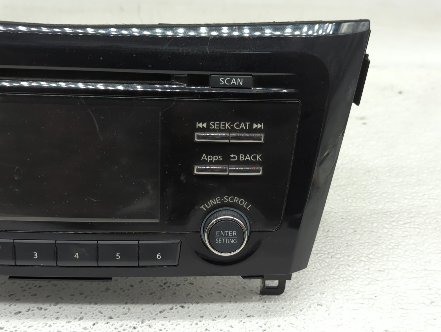 2015-2016 Nissan Rogue Radio AM FM Cd Player Receiver Replacement P/N:28185 9TB0A Fits Fits 2015 2016 OEM Used Auto Parts - 